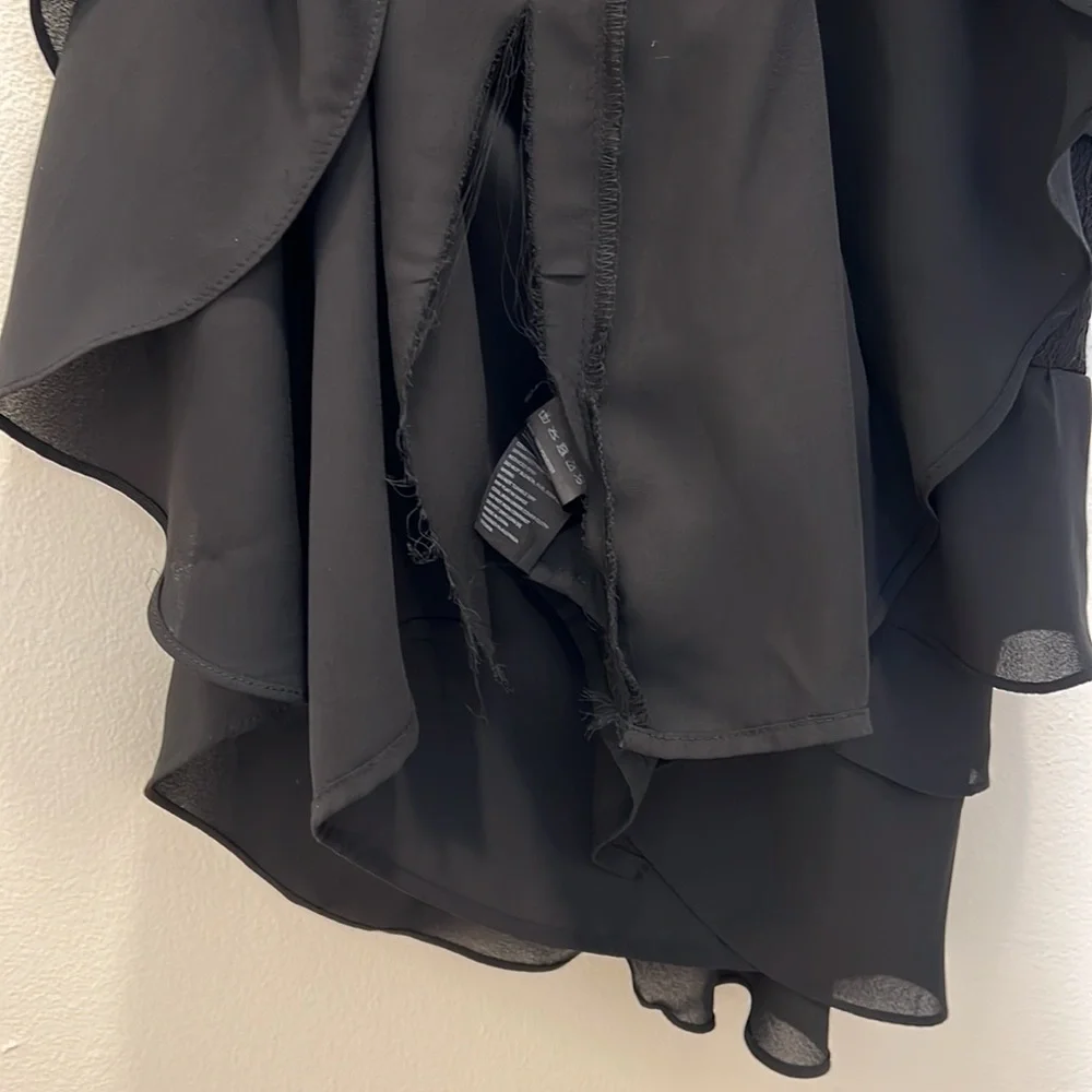 Bardot x Revolve Babylon Ruffle Lace Dress Size 6 or Small - Picture 11 of 14